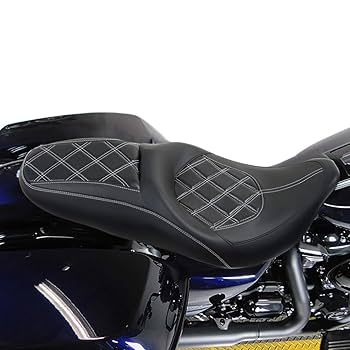 Amazon.com: One-Piece 2-Up Motorcycle Driver Passenger Seat